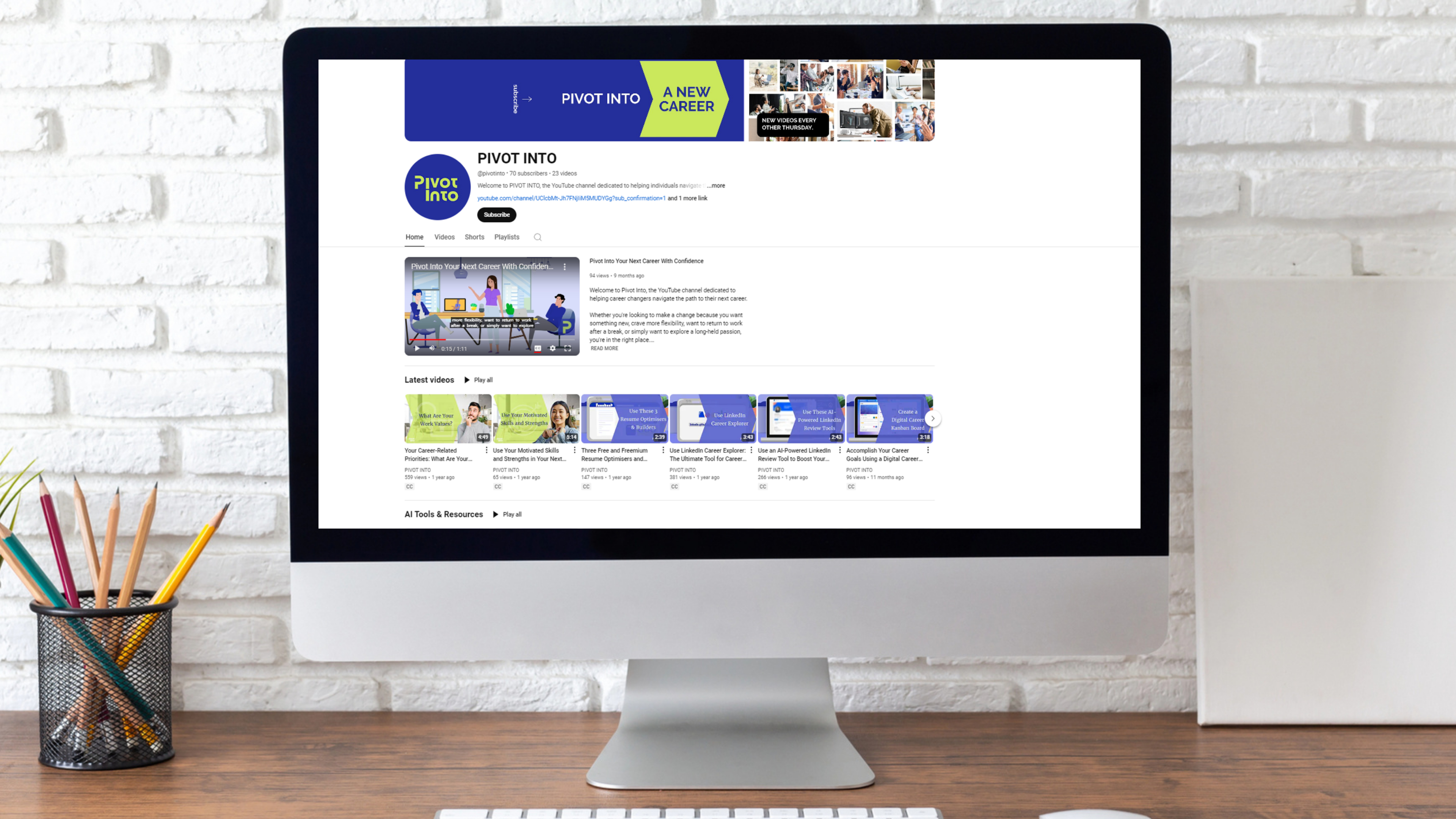 Educational video series for Pivot Into