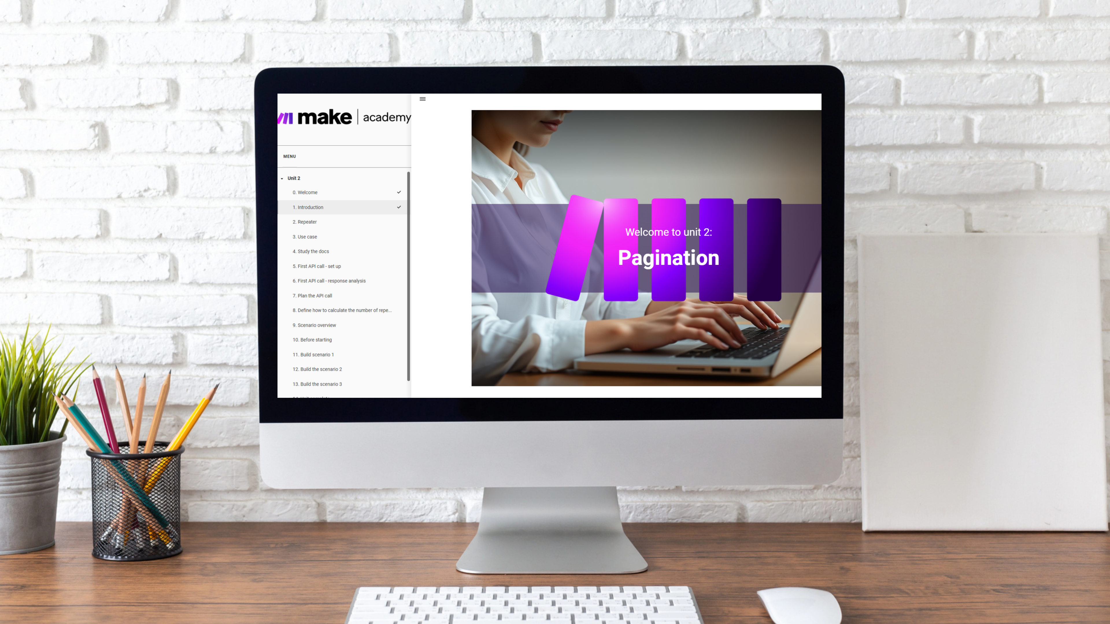 Storyline module for Make automation training